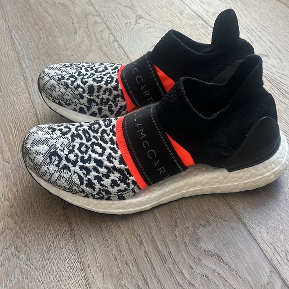 EUC Adidas x Stella McCartney  UltraBoost 2021 3D Knit 'Leopard' (Women's 6) - Picture 10 of 16